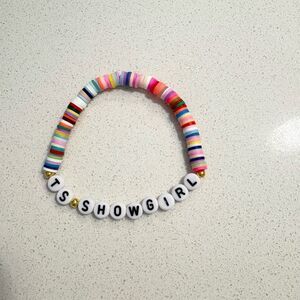 Taylor Swift Showgirl friendship bracelet